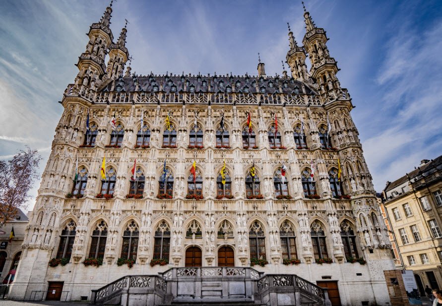 Leuven Town Hall, Leuven, Flemish Brabant, Belgium